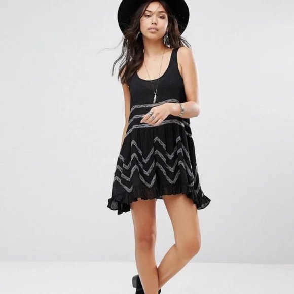 Intimately FREE PEOPLE Voile Trapeze Slip Dress Small - Picture 5 of 7